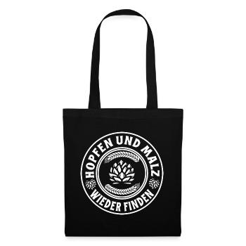Finding hops and malt again beer lovers saying - Tote Bag - black - Front