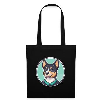 Perro De Presa Mallorquin Dog Breed Cartoon Kawaii - Tote Bag - black - Front