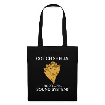 Conch Seashells Collector Beachcomber Sea Shell - Tote Bag - black - Front