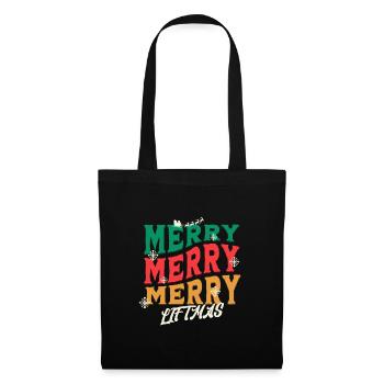 Joyeux liftmas - Sac en tissu - noir - Devant