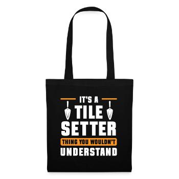 Flooring House Mosaikleger Building - Tote Bag - black - Front