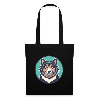 Tahltan Bear Dog Breed Cartoon Kawaii Clipart Pet - Tote Bag - black - Front