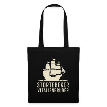Störtebeker Störtebecker Vitalienbrüder Piraten - Stoffbeutel - Schwarz - Vorne