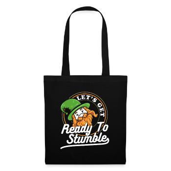Ireland Shamrock Luck - Tote Bag - black - Front
