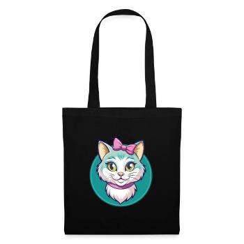 Chantilly Tiffany Cat Breed Cartoon Kawaii Animal - Tote Bag - black - Front