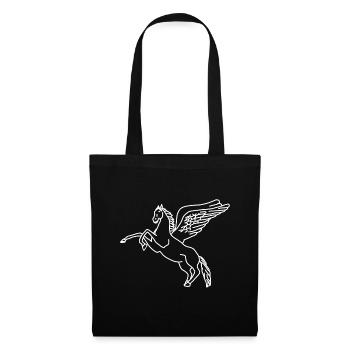 Pegasus lineart - Tote Bag - black - Front