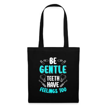 Orthopédiste de soins de forage dentaire - Sac en tissu - noir - Devant