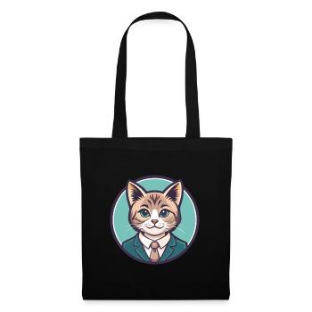 Chantilly Tiffany Cat Breed Cartoon Kawaii Animal - Tote Bag - black - Front