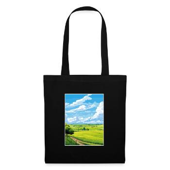 Yorkshire Wolds Aonb Reiseposter Souvenir WPA - Stoffbeutel - Schwarz - Vorne