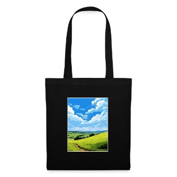 Howardian Hills Aonb Travel Poster Souvenir WPA - Tote Bag - black - Front