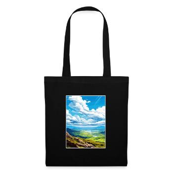 Mourne Mountains Aonb Reise Poster Souvenir WPA - Stoffbeutel - Schwarz - Vorne