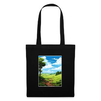 Wald Von Bowland Aonb Reiseposter Souvenir WPA - Stoffbeutel - Schwarz - Vorne