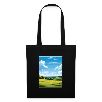 Blackdown Hills Aonb Travel Poster Souvenir WPA - Tote Bag - black - Front