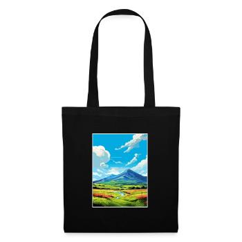 Mourne Mountains Aonb Travel Poster Souvenir WPA - Tote Bag - black - Front
