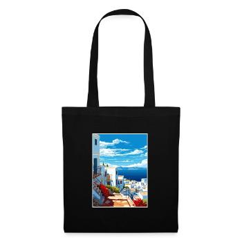 Tangier Morocco Travel Poster Souvenir Paint WPA - Tote Bag - black - Front