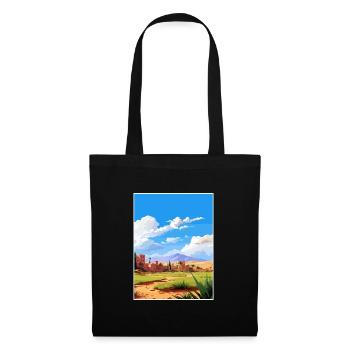 Taroudant Morocco Travel Poster Souvenir Paint WPA - Tote Bag - black - Front