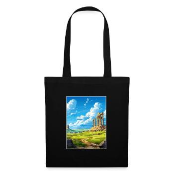 Volubilis Morocco Travel Poster Souvenir Paint WPA - Tote Bag - black - Front