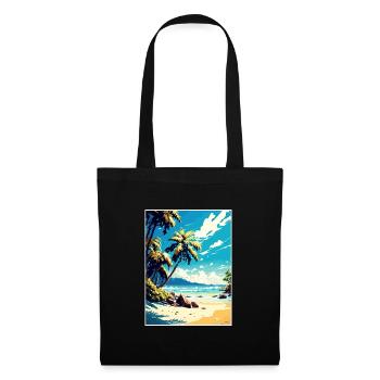 Zanzibar Tanzania Travel Poster Souvenir Paint WPA - Tote Bag - black - Front