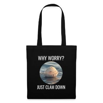 Clam Shell Seashells Collector Beachcomber Beach - Tote Bag - black - Front