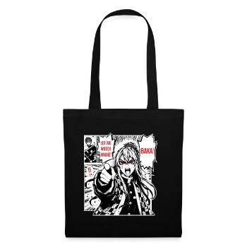 Anime Manga // Let me watch anime! BAKA! AS013 - Tote Bag - black - Front