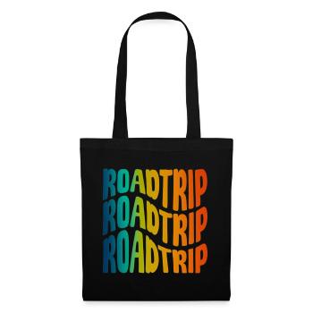 Road trip motif for unforgettable adventures - Tote Bag - black - Front