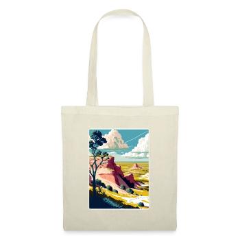 Affiche de voyage du parc national Theodore Roosevelt WPA - Sac en tissu - nature - Devant