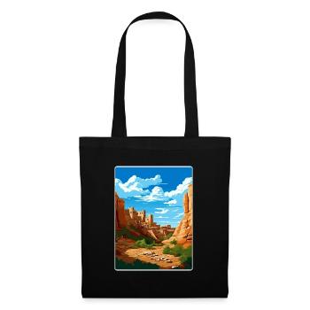 Mesa Verde Nationalpark Colorado Reiseposter - Stoffbeutel - Schwarz - Vorne