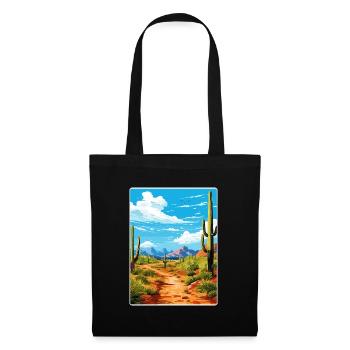 Saguaro National Park Arizona Travel Poster WPA - Tote Bag - black - Front