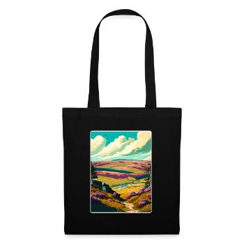 North York Moors National Park Travel Poster WPA - Tote Bag - black - Front