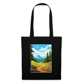 Kings Canyon National Park Travel Poster Souvenir - Tote Bag - black - Front