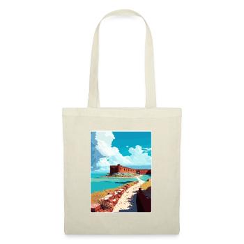 Affiche de voyage souvenir du parc national de Tortugas sèche - Sac en tissu - nature - Devant