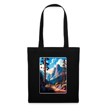 Kings Canyon National Park Travel Poster Souvenir - Tote Bag - black - Front