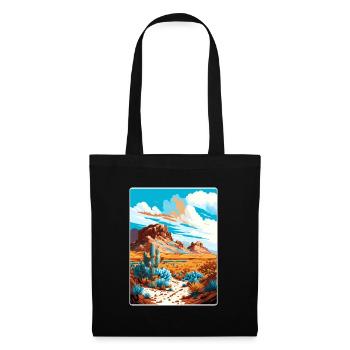 Big Bend Nationalpark Reiseposter Souvenir WPA - Stoffbeutel - Schwarz - Vorne