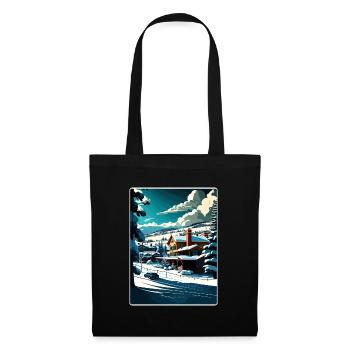 Steamboat Springs Colorado Travel Poster Souvenir - Tote Bag - black - Front