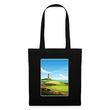 Harbor Town Golf Links Club Course Reiseposter - Stoffbeutel - Schwarz - Vorne