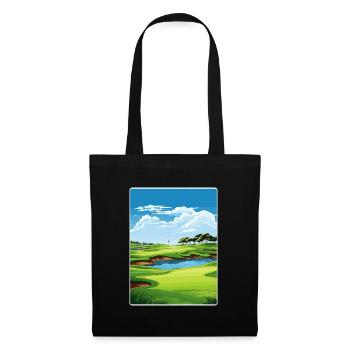 Harbor Town Golf Links Club Course Reiseposter - Stoffbeutel - Schwarz - Vorne
