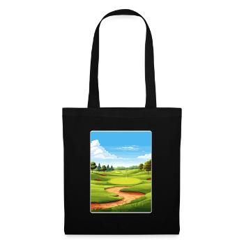Southern Hills Country Club Golf Course Travel WPA - Tote Bag - black - Front