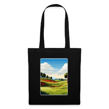 Southern Hills Country Club Golf Course Travel WPA - Tote Bag - black - Front