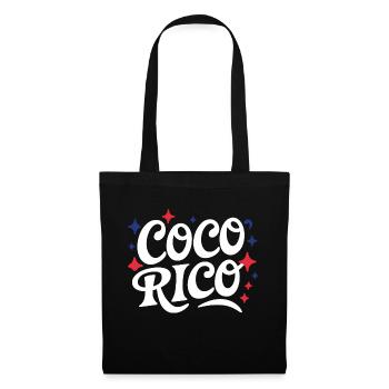 Cocorico - Sac en tissu - noir - Devant