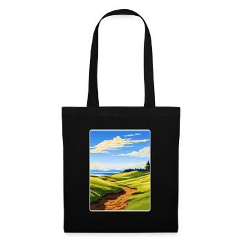 Affiche de voyage du club de golf de Chambers Bay Souvenir WPA - Sac en tissu - noir - Devant