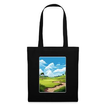 Winged Foot Golf Club Affiche de voyage Souvenir WPA - Sac en tissu - noir - Devant