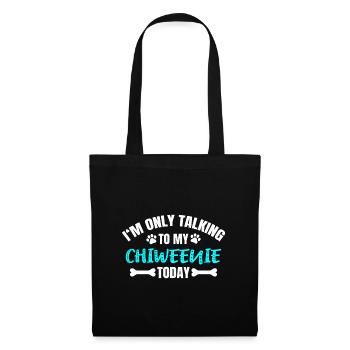 Chiweenie - Tote Bag - black - Front