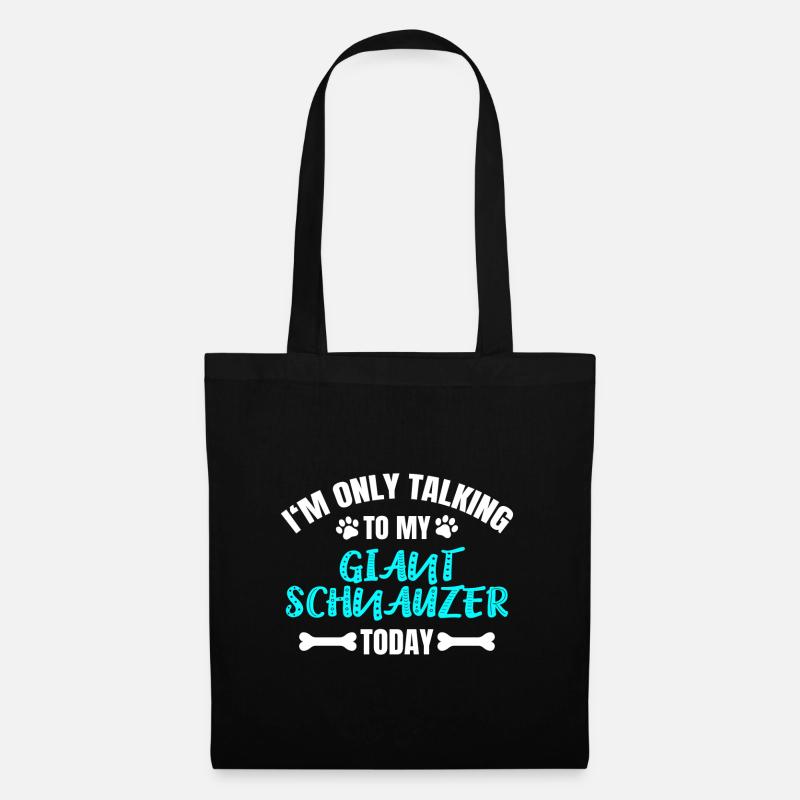 Giant Schnauzer Riesenschnauzer - Stoffbeutel - Schwarz