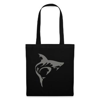 REQUIN - Sac en tissu - noir - Devant