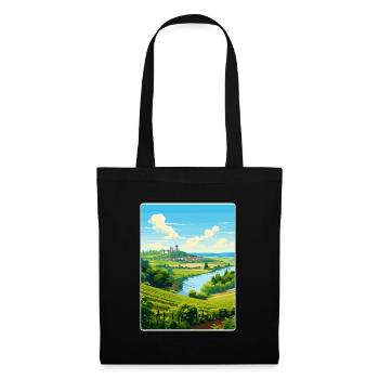 Loire Valley France Vintage Travel Poster Souvenir - Tote Bag - black - Front