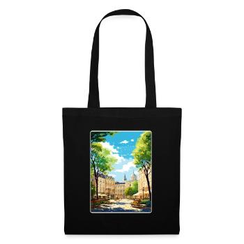 Aix En Provence France Travel Poster Souvenir WPA - Tote Bag - black - Front