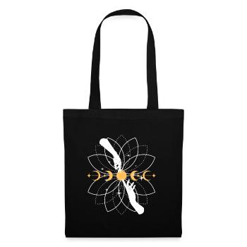 Celestial Koi Mandala - Tote Bag - black - Front