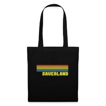 Sauerland Regenborgen - Stoffbeutel - Schwarz - Vorne