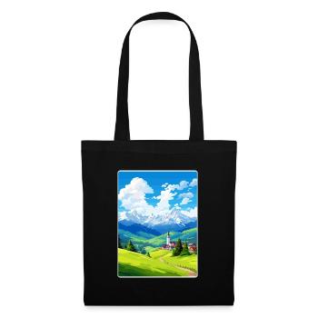 Berchtesgaden Allemagne Affiche de voyage Souvenir WPA - Sac en tissu - noir - Devant