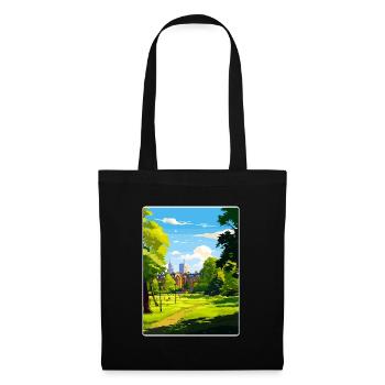 Ealing Angleterre Londres Affiche de voyage Souvenir WPA - Sac en tissu - noir - Devant